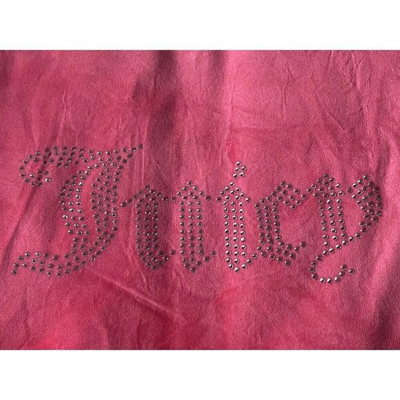 Juicy Couture Velour Track Jacket Hot Pink Full Zip Logo On The Back Women’s L - Picture 8 of 13